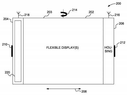 苹果注册柔性屏幕专利，可掰弯屏幕执行操作-磐众科技(广州)有限公司